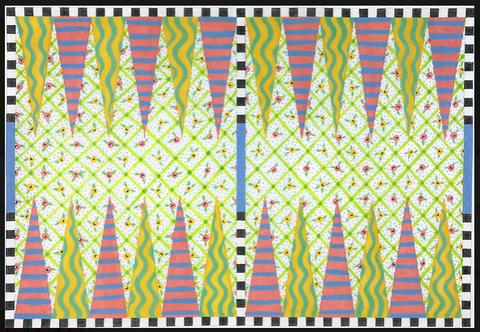 McKenzie-Childs inspired Backgammon Board