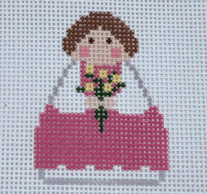 Pink Angel W/flowers (KCN Designers)