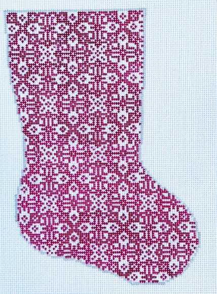 Southwestern Midsize Stocking/Red (KCN Designers)