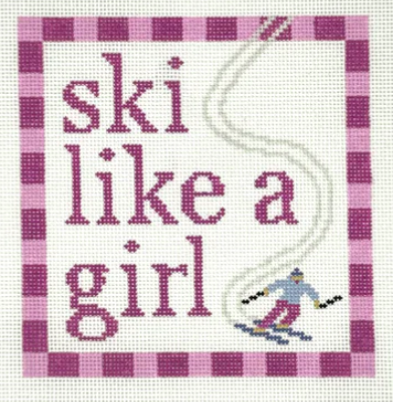 Ski Like A Girl (Stitchtent)