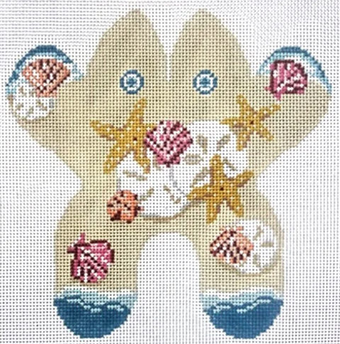 Beach Treasures Small Frog (Needle Crossings)