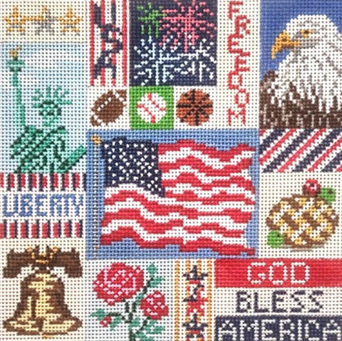 Patriotic Quilt (Needle Crossings)