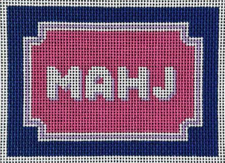 Bracket Frame Mahjong Insert Navy/Pink/Lilac (Love MHB Studio)