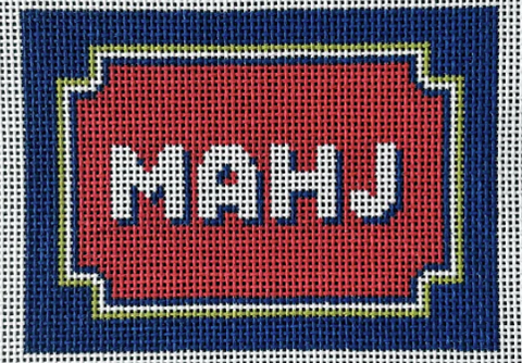 Bracket Frame Mahjong Insert Red/Navy/Olive (Love MHB Studio)