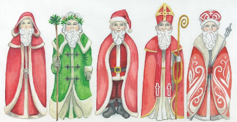 Five International Saint Nicholas Portraits (Kate Dickerson)