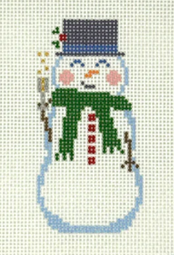 Champagne Snowman (Stitchtent)