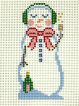 Champagne Snow Woman (Stitchtent)