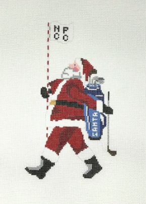 Santa Golfer (Stitchtent)