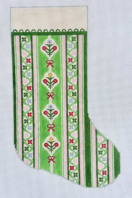 Over the Moon Floral Bauble Stocking (KCN Designers)