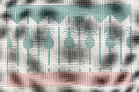 Pineapple Picket Fence Clutch (KCN Designers)