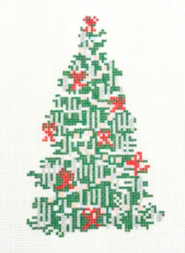 Tinsel Christmas Tree (Morgan Julia Designs)