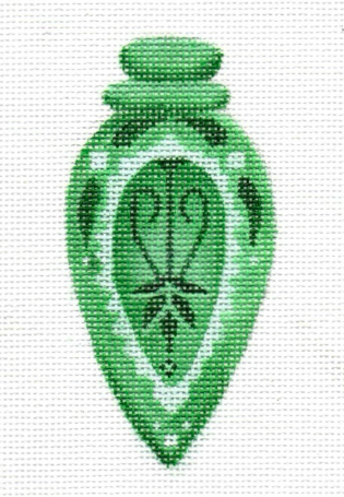 Green Glass Ornament (Madeleine Elizabeth)
