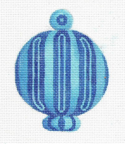 Blue Stripe Ornament (Madeleine Elizabeth)