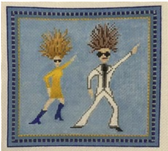 Staying Alive Pillow (Kates Finepoint Designs)