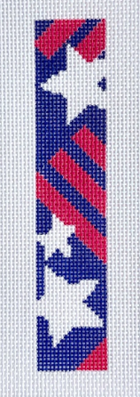 Red White and Blue w/Stars Key Fob/Bookmark (KCN Designers)