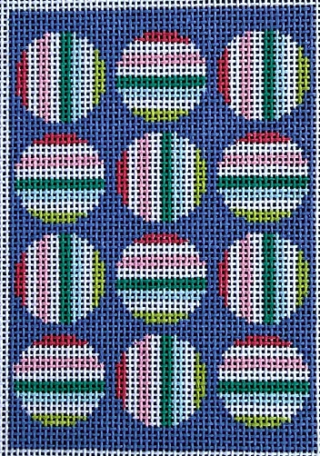 Passport Cover - Cool Stripes on Blue (Chris Lewis)
