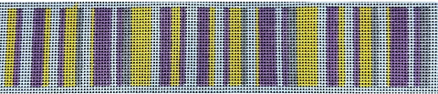 College Stripes Purple/Yellow/Gray/White (Chris Lewis)