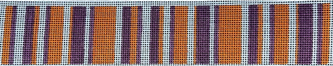 College Stripes Purple/Orange/White (Chris Lewis)