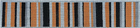 College Stripes Orange/Black/Gray/White (Chris Lewis)