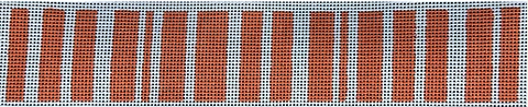 College Stripes Burnt Orange/White (Chris Lewis)