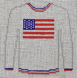 Sweater/Flag on White (Chris Lewis)