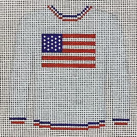 Sweater/Flag on Light Blue/Solid (Chris Lewis)
