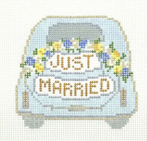 Just Married Car (Stitchtent)