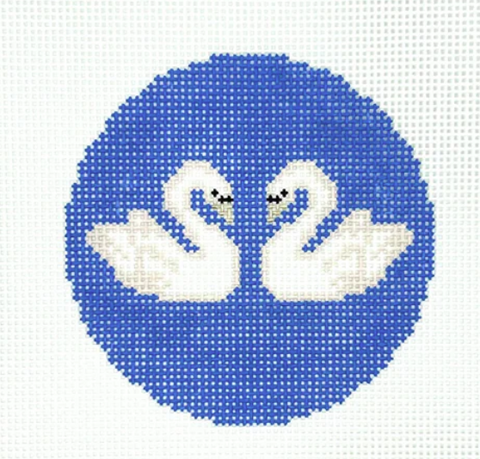 Swans Meet (Stitchtent)