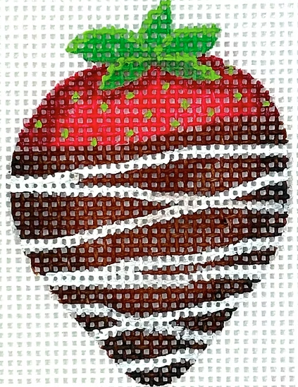 Mini Bag Charm/Chocolate Covered Strawberry (Kate Dickerson)