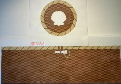 Large Nantucket Basket w/Shell - 2 Part (Rachel Donley)