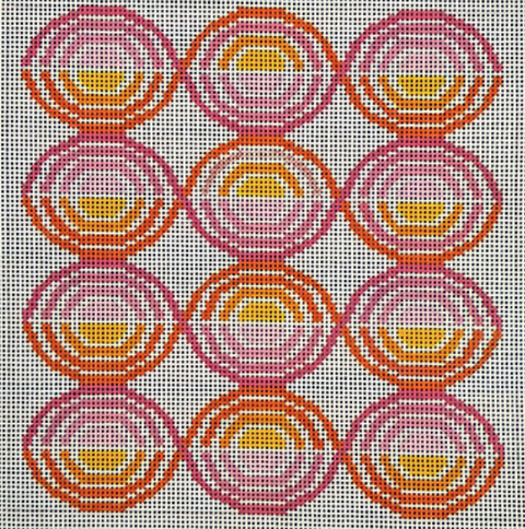 Swirl circles/pink and orange (Chris Lewis)