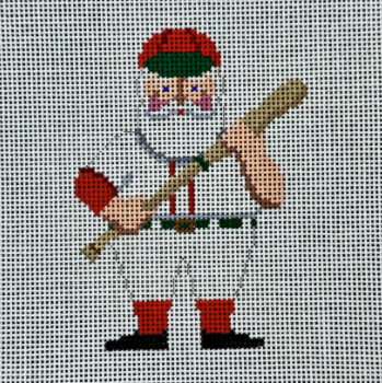 Baseball Santa (Susan Roberts Needlepoint)