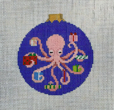 Gifting Octopus (Susan Roberts Needlepoint)