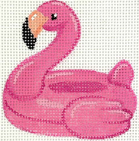 Mini Bag Charm/Flamingo Pool Floatie (Kate Dickerson)