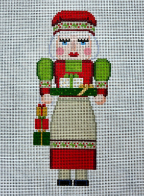 Nutcracker - Mrs. Claus (Susan Roberts Needlepoint)