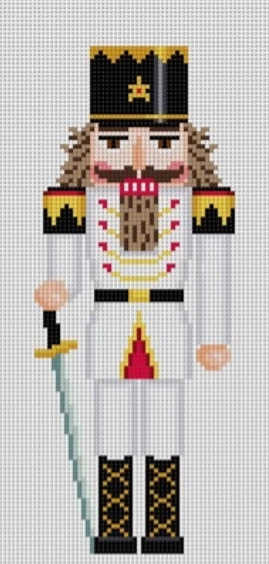 Nutcracker - Policeman (Susan Roberts Needlepoint)