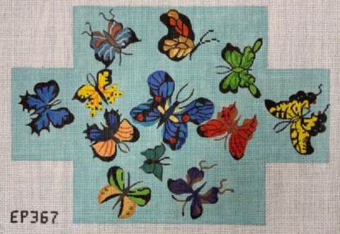 Butterflies Brick Cover (Susan Roberts Needlepoint)