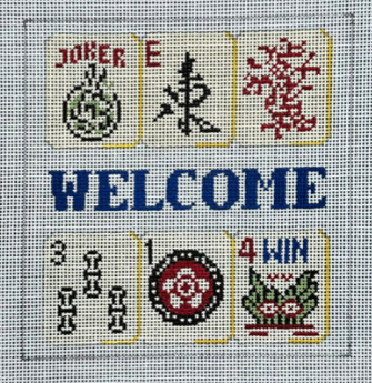 Mahjong | Welcome - 18M (Susan Roberts Needlepoint)
