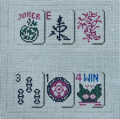 Mahjong | Gemstone - 13M (Susan Roberts Needlepoint)