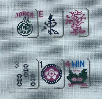 Mahjong | Gemstone - 18M (Susan Roberts Needlepoint)