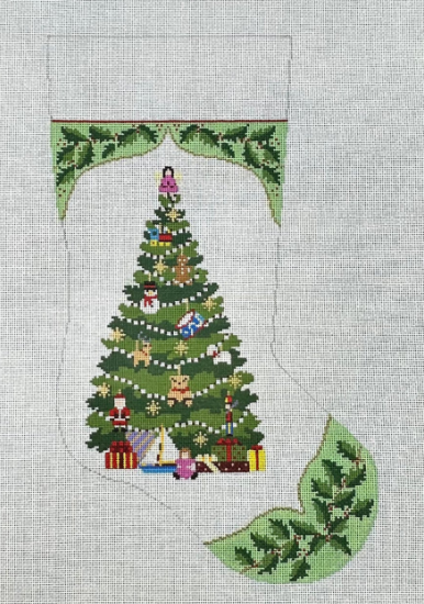 Holly, Toy Tree Insert, Stocking (Susan Roberts)