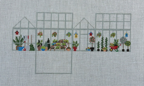Green House/Mini House (Susan Roberts Needlepoint)