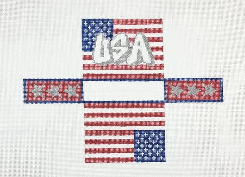 3D Mini USA Flag Bag (Lauren Bloch Designs)