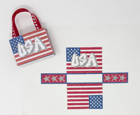 3D Mini USA Flag Bag (Lauren Bloch Designs)