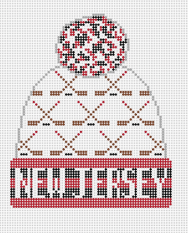 Beanie - New Jersey Hockey (Lauren Bloch Designs)