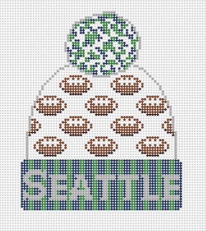Beanie - Seattle Football (Lauren Bloch Designs)