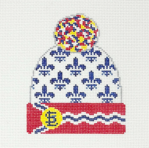 Beanie - St. Louis Fleur de Lis (MO) (Lauren Bloch Designs)