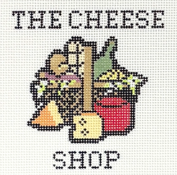 The Cheese Shop Logo Williamsburg, VA (Lauren Bloch Designs) (