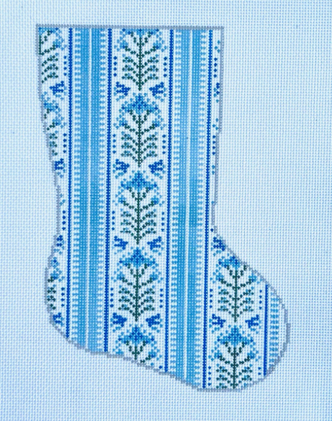Blue Camas Midsize Stocking/Light Blue (KCN Designers)