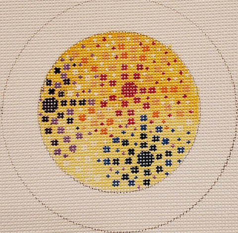 Button Cover - Fireworks (Patty Paints)